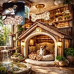 A small brown dog flopped on its back like it's pleading innocence — wide eyes, tucked paws, and a paw-print blanket stage. It looks part guilty, part ready for a belly rub, giving maximum cute with minimal effort.