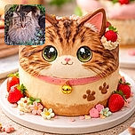 A majestic floof: a long-haired tabby nestling under twisty roots like a tiny, judgmental lion — green eyes locked on the camera, whiskers at full alert, and a mane that could hide a small village.