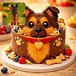 A regal, slightly suspicious dog poses like a furry professor on a country runway — ears up, stare steady, and enough glossy fur to start a grooming salon. Yellow wildflowers blur in the background as if politely applauding.