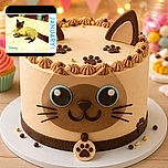 A serious-looking Siamese cat lounges on a fluffy white blanket like it has just been promoted to manager of the bedroom. The image appears inside a phone browser screenshot, complete with calendar-style text and plenty of dramatic black space around it.
