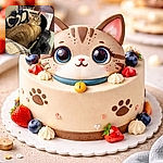 A wide-eyed tabby has claimed a basket of towels as its royal throne, staring up like it just heard a can opener or your deepest secret—whiskers taut, fur fluffed, and utterly unimpressed by the hardwood palace around it.