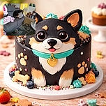 A cozy living room scene with a content dog lounging on a gray couch, resting its head on a pillow. The room is warmly lit with yellow curtains, green drapes, and a fan in the background, surrounded by various household items and colorful toys on the carpet.