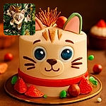 A curious kitten with striking blue eyes is nestled playfully within the branches of a decorated Christmas tree, surrounded by shiny golden tinsel and green foliage, looking like it’s ready to pounce on holiday mischief.