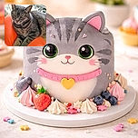 A superior tabby cat lounges like royalty on a vivid orange pillow, staring at the camera with half-lidded green eyes and impeccable whiskers — clearly plotting world domination between naps.