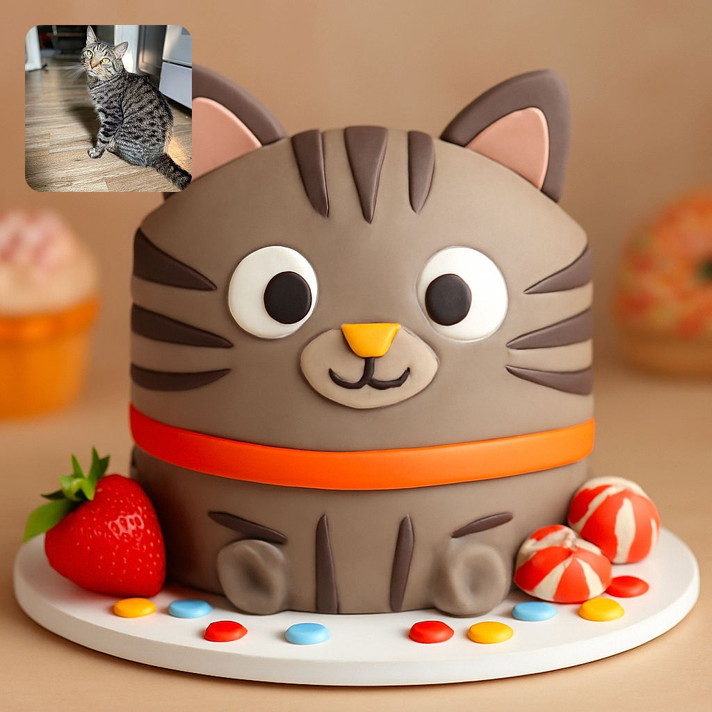 A curious tabby cat sits gracefully on a sunlit wooden floor, its bright yellow eyes gazing attentively towards the camera. The soft natural light highlights the intricate stripes on its fur, while the blurred background suggests a cozy indoor setting.