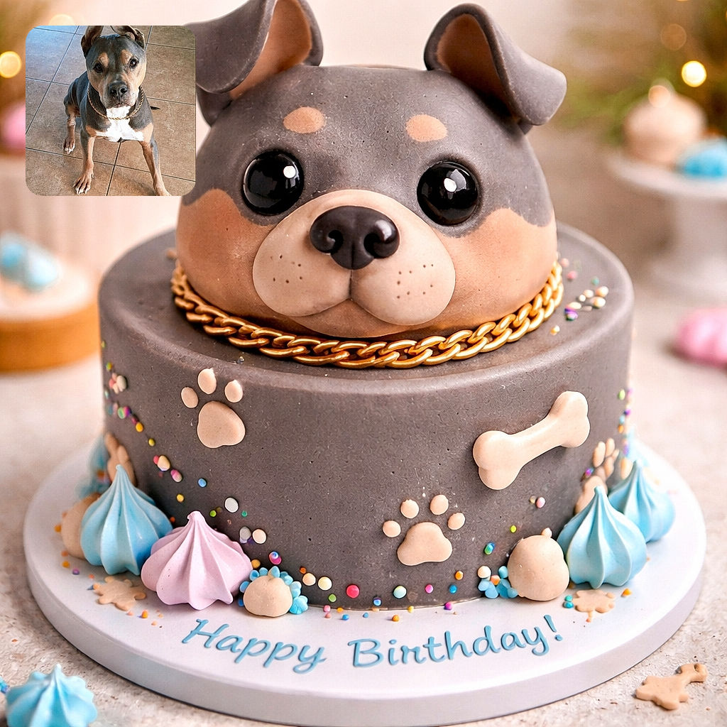 A charming dog with a gold chain collar sits attentively on a tiled floor, ears perked up like it's ready to star in a TikTok video. The natural lighting highlights the dog's glossy coat and soulful eyes, while the TikTok watermark adds a modern social media vibe.