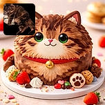 A fluffy tabby cat lounges comfortably on a soft toy, looking slightly unimpressed but regal, set against a stark black background that highlights its luxurious fur and relaxed pose.