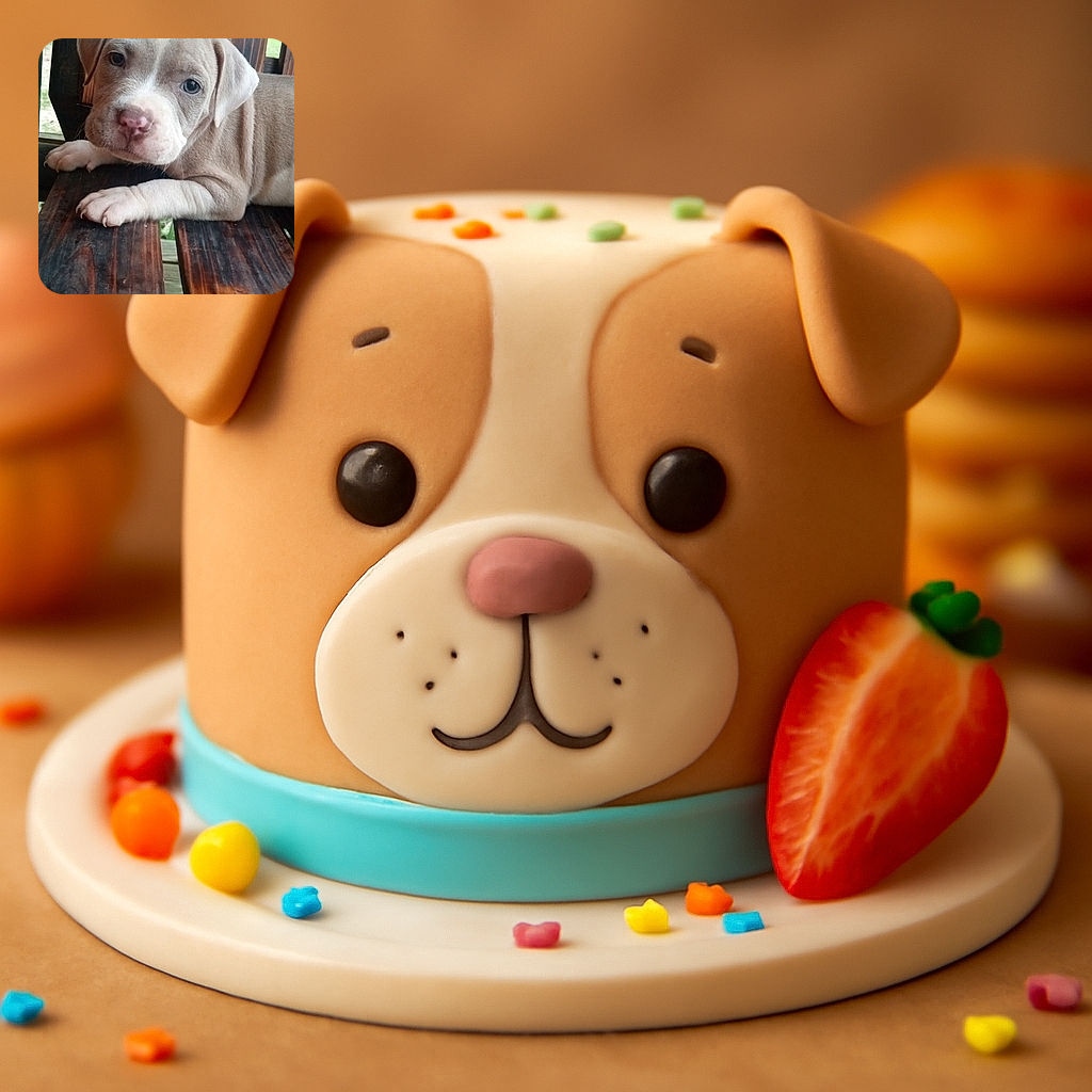 A sweet puppy lounges on a rustic wooden bench, gazing with soulful eyes that could melt any heart. The soft natural light highlights the puppy's smooth fur and adorable pink nose, creating a warm and inviting scene.