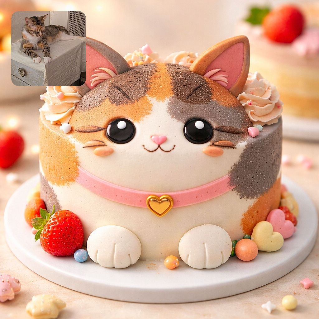 A cozy tabby cat with white paws is lounging comfortably on a covered dresser top, eyes closed in peaceful relaxation, surrounded by a warm-toned, simple indoor setting with a hint of a yellow plush toy peeking from below.