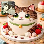A serene tabby and white cat lounges at the threshold of a sliding glass door, basking in the warm sunlight. Its paws rest gently on a decorative doormat with elegant swirling patterns, while the background hints at a cozy indoor space behind a sheer curtain.