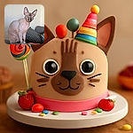 A regal Sphynx cat with striking blue eyes sits elegantly on a couch surrounded by textured cushions, its hairless, wrinkled skin and curled tail adding to its unique charm in a softly lit cozy room.