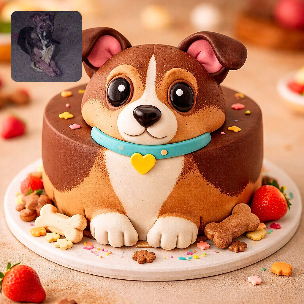 A scruffy little dog clutching a well-loved slipper like treasure, staring soulful-eyed up at the camera on a dim, grainy living-room carpet — bookshelf blurred in the background. The photo has cozy chaos energy and unlimited puppy guilt appeal.