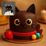 A curious black kitten with striking yellow eyes is perched atop a lampshade, peering down like a tiny, furry night guardian on a mission to illuminate the room with cuteness.