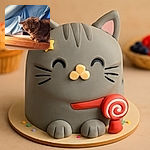 A cozy scene featuring a sleepy cat perched on a wooden ledge next to a softly draped blue curtain, basking in warm indoor light that highlights its relaxed demeanor.