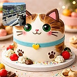 A relaxed tabby and white cat lounges on a sunny windowsill, gazing curiously at the camera while the busy cityscape with parked cars and buildings blurs softly in the background through a slightly smudged window.
