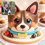 A curious dog with one brown eye and one blue eye leans close to the camera, ears perked up like it's eavesdropping on a secret squirrel meeting in the woods.