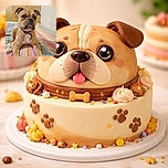 A serious-faced dog lounges on a colorful striped bedspread, looking like it's deep in thought or plotting its next nap. The plain, slightly worn wall behind adds a cozy, lived-in vibe to the scene.