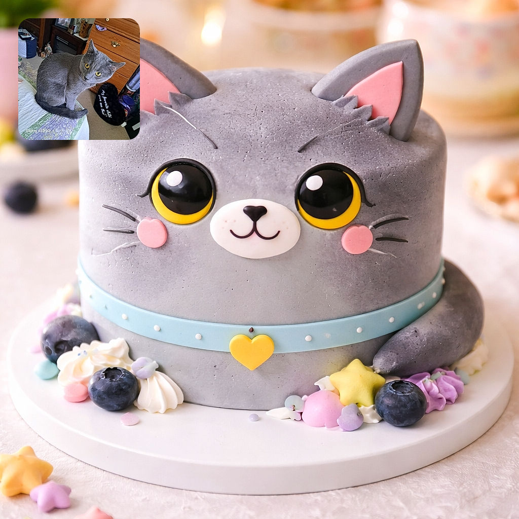 A dignified gray cat with glowing yellow eyes gives you the full ‘who interrupted my nap?’ stare while perched on a quilted bed — equal parts regal and mildly offended.