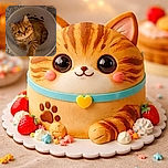 An adorable fluffy tabby kitten with big, curious eyes is cozily curled up inside a translucent bucket, playfully reaching out a paw as if inviting you to join the fun. The soft carpet beneath adds a warm and comfy vibe to this cute feline adventure.