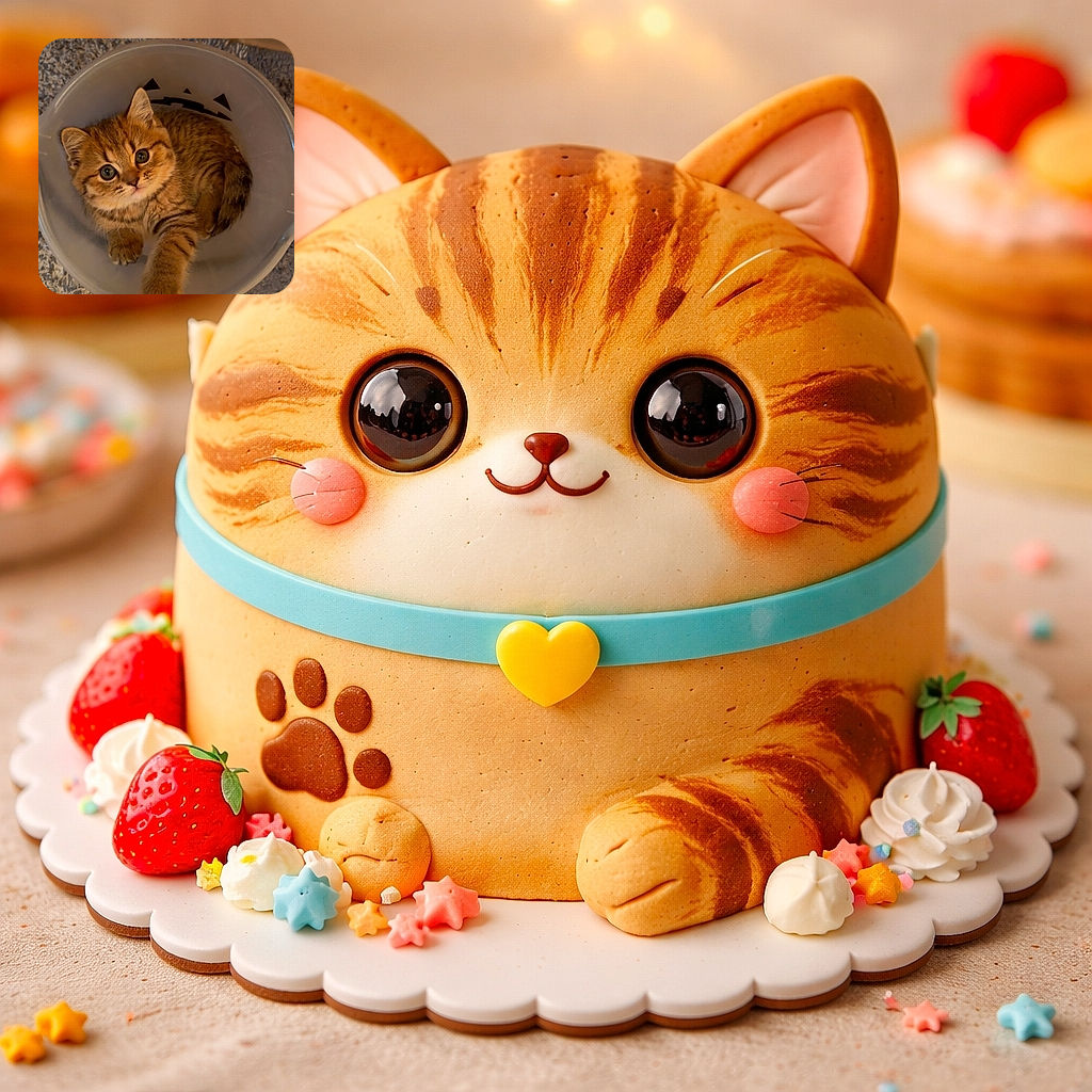 An adorable fluffy tabby kitten with big, curious eyes is cozily curled up inside a translucent bucket, playfully reaching out a paw as if inviting you to join the fun. The soft carpet beneath adds a warm and comfy vibe to this cute feline adventure.