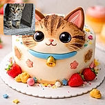 A curious little tabby kitten peeks out from a cozy cat tree, its big eyes wide open as if plotting its next playful adventure while standing on soft, textured fabric.