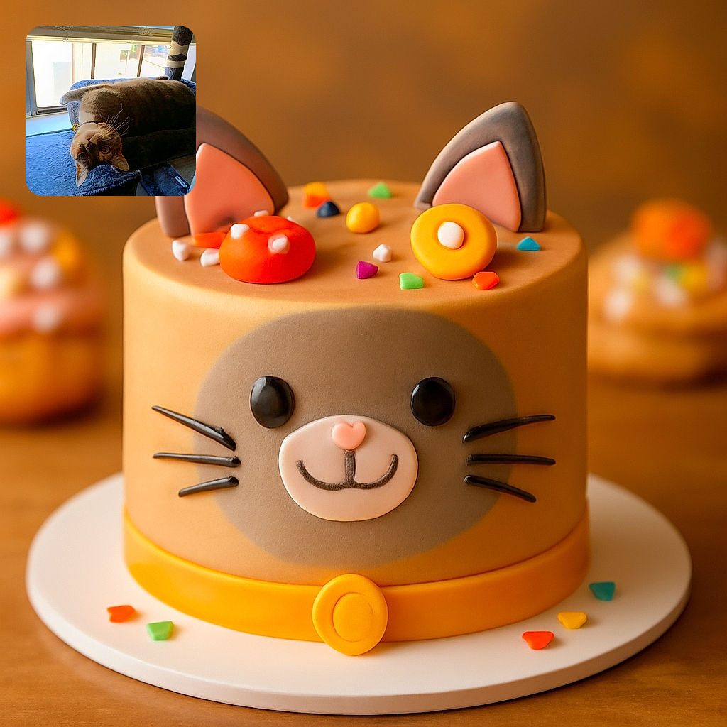 A fluffy cat lounges upside down on a cozy cat tree by a bright window, giving a curious and slightly mischievous look to the camera, as if pondering the mysteries of the universe or just plotting its next nap.