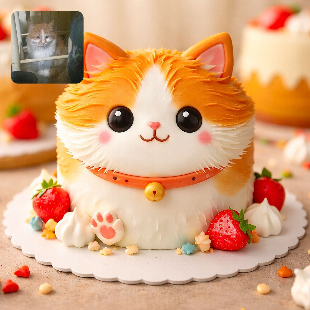 A fluffy orange-and-white cat peeks through the bars of a chair like it missed the memo about personal space — slightly grainy, dimly lit, and completely unimpressed by your camera skills.