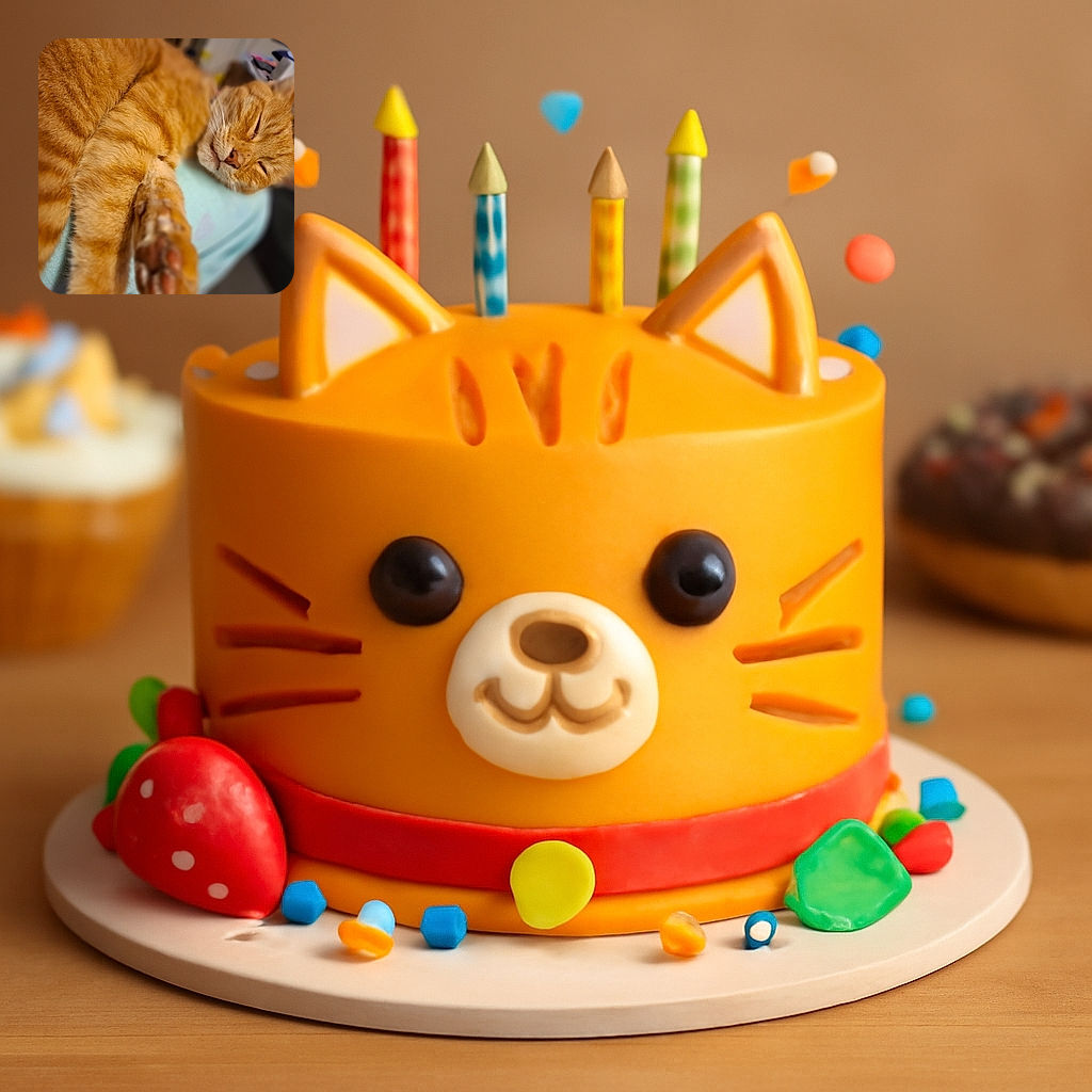 A cozy orange tabby cat is peacefully napping, stretching out its paw with a soft focus on its detailed fur and relaxed face, creating a warm and comforting vibe.