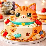 A fluffy orange tabby in salon-quality close-up, half-asleep and fully judging your life choices — whiskers immaculate, green eyes slightly glazed, sprawled on a textured maroon couch like it owns the place.