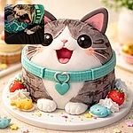 A startled tabby mid-yawn (or mid-opera), caught in dramatic close-up wearing a teal harness — teeth, tongue and whiskers stealing the show while the bedroom chaos and a stuffed animal lounge in the background.