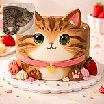 A cozy tabby cat is lounging comfortably inside a bathroom sink, looking up with curious eyes and a relaxed pose, as if claiming the sink as its new throne.