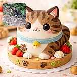 A curious kitten with white paws is exploring a leafy garden patch, surrounded by twigs and green foliage, seemingly on a secret mission to conquer the wilderness.