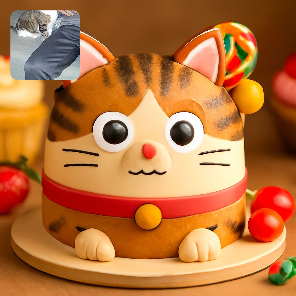 A tabby and white cat sits on a bed next to a person wearing dark pants and a gray hoodie. The cat looks slightly amused or sleepy, while the person is partially visible, holding something in their hand. The photo has a casual, snapshot feel with a text overlay indicating it was taken with a Galaxy A03.