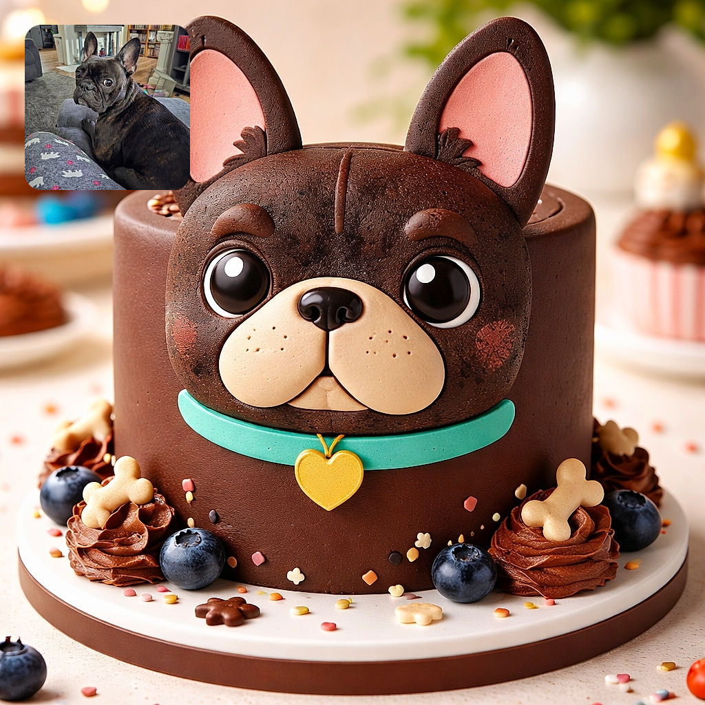 A suspiciously adorable brindle French bulldog gives the camera side-eye like it just heard you mention snacks — big bat ears up, shiny eyes locked, and a cozy human in patterned pajamas serving as the perfect couch perch.