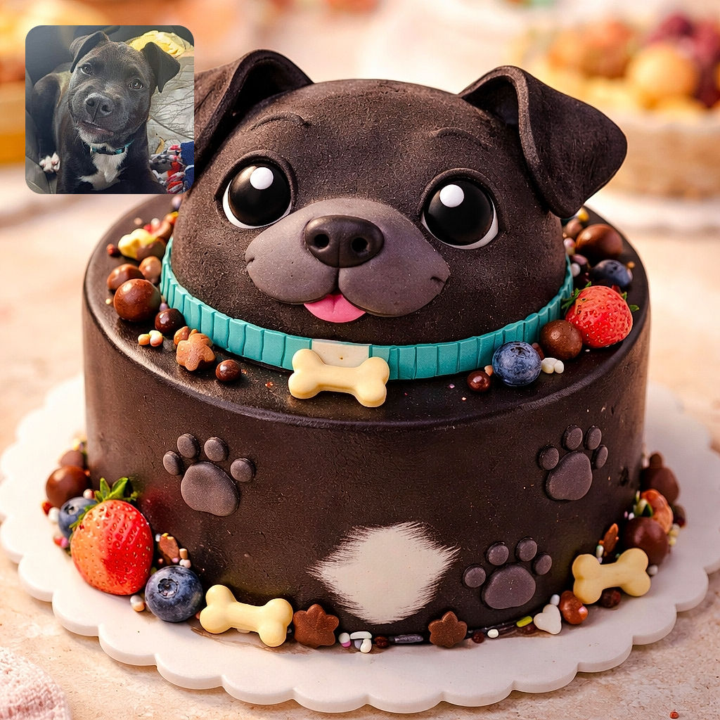 A cheeky black puppy lounges in the car passenger seat giving a lopsided grin — big wet nose, soulful eyes, a teal collar, and a colorful fleece blanket pile beside the steering wheel. Pure road-trip charm and mischief in one frame.
