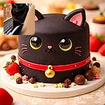 A sassy black cat on a windowsill giving you the slow-burn stare of judgment — whiskers on point, yellow eyes glowing, and plotting world domination (or dinner).