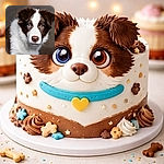 A studio-perfect pup posing like it's auditioning for Best Dramatic Stare — one icy blue eye, one warm brown, and enough fluff to start its own cloud service. Looks offended in the most adorable, professional way.