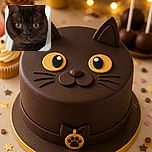 A chocolate-brown cat fills the frame with enormous golden eyes and the intensely serious expression of a tiny furry detective inspecting the camera. Its whiskers fan out dramatically against a softly folded white background, while the close-up composition makes the cat look ready to announce an important verdict about dinner.