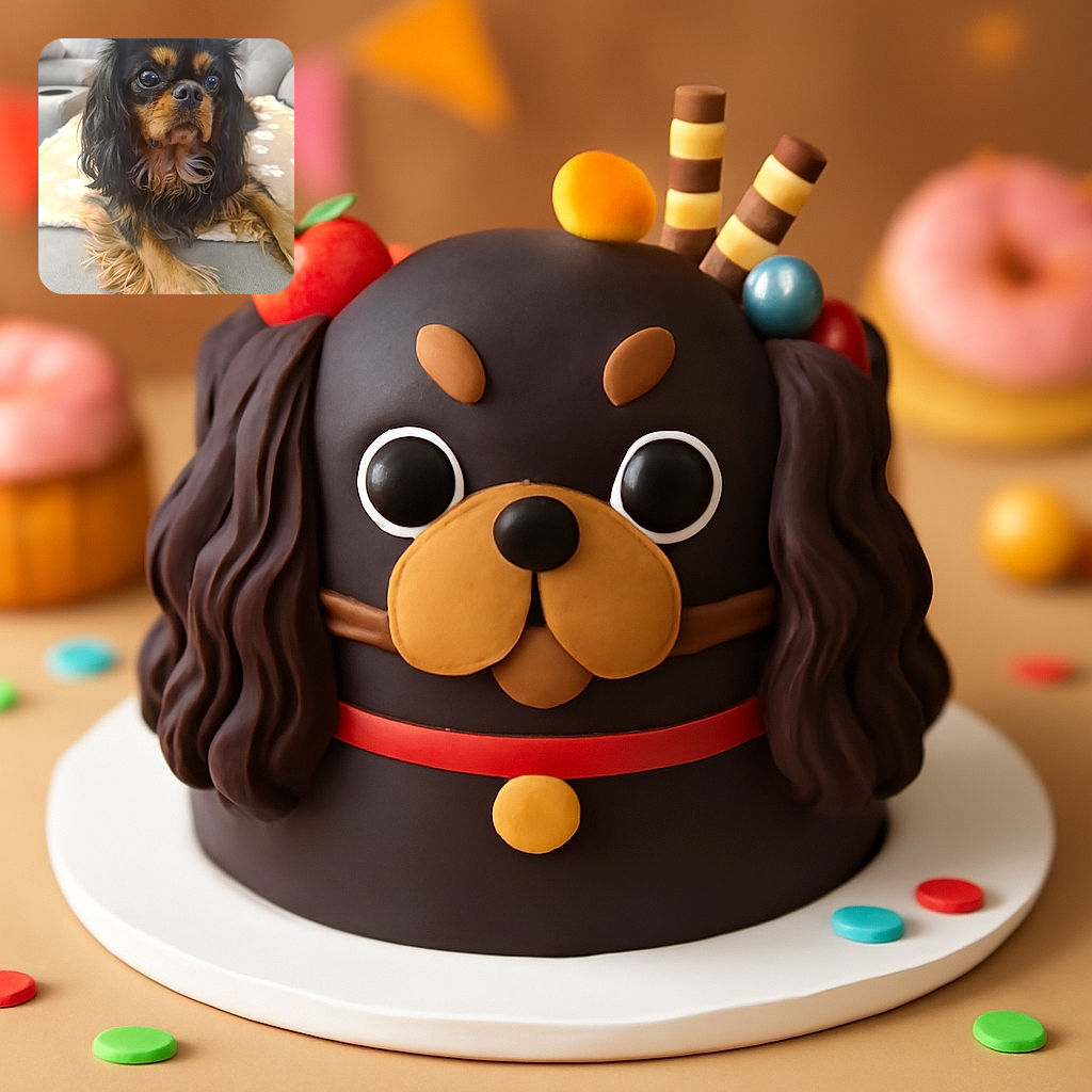 A close-up photo of a calm and fluffy black and tan dog lounging on a soft blanket on a couch, with its expressive eyes gazing intently. The background features a cozy living room setting with a gray sofa.
