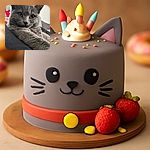 A close-up of a plush gray cat with golden eyes lounging comfortably, looking curiously at the camera, with a soft-focus background that highlights its velvety fur and relaxed pose.