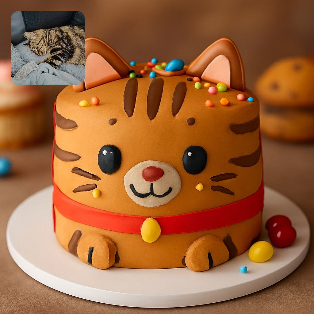 A cozy tabby cat is peacefully napping on a fluffy light blue blanket, with its paws tucked in and eyes closed, surrounded by soft textures and a calm atmosphere.