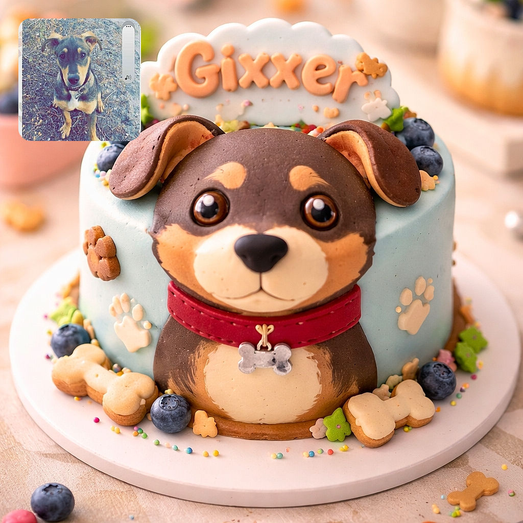 A curious puppy sits on a patch of dirt and twigs, looking up with big pleading eyes like it's asking for snacks — captured as a phone screenshot with a pink "Cixxer" text sticker in the corner and a volume slider/URL bar visible on the sides. The dog wears a collar with a tag, its ears perked and paws planted on gritty ground, giving off full adorable audition-vibes for treat-getting.