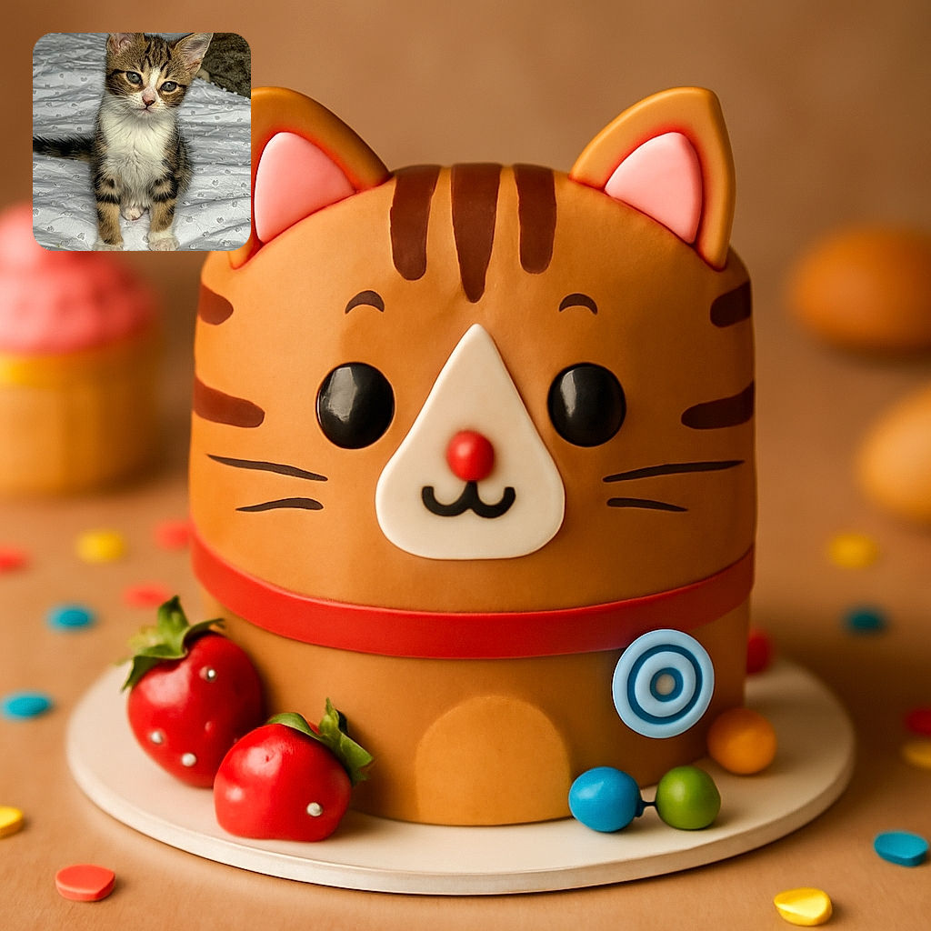 A curious little tabby kitten with soulful eyes sits attentively on a textured white blanket, looking like it's about to deliver the world's tiniest meow or a profound cat wisdom.