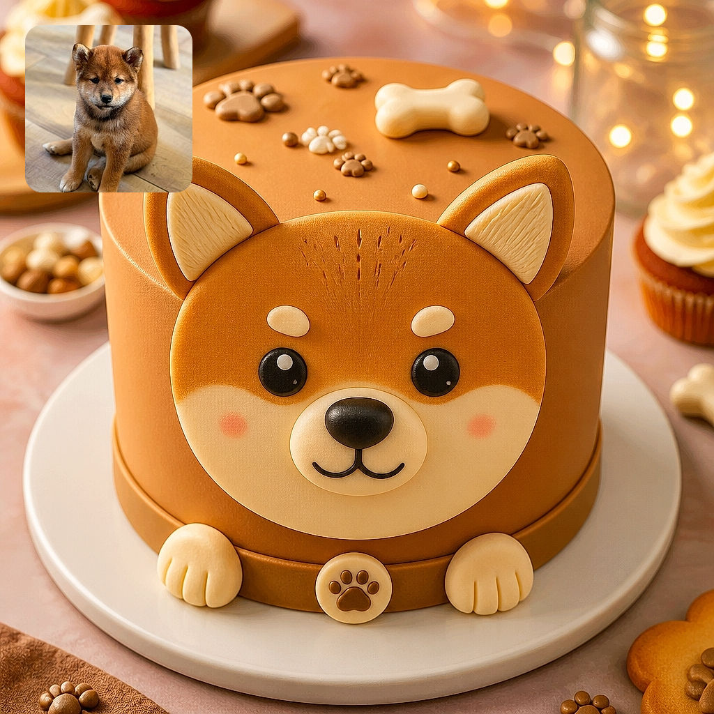 An irresistibly fluffy Shiba Inu puppy sits proudly on a wooden floor, looking like it has just been promoted to CEO of the chair legs behind it. Its serious little expression says treats are due immediately.