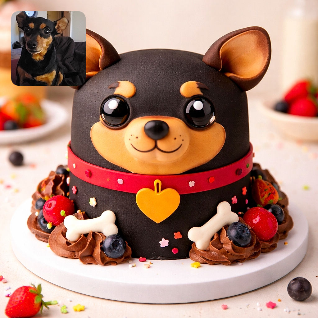 A curious little black and tan dog sits attentively on a couch, its big eyes gleaming with interest. The cozy indoor background includes a blurred mirror and an open door, adding a homey vibe to the candid snapshot.