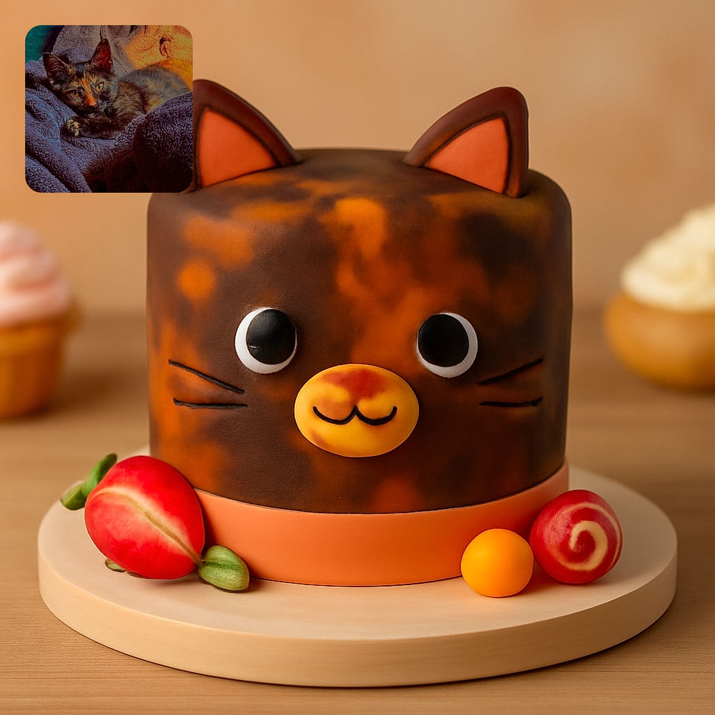 A cozy tortoiseshell kitten is nestled snugly in a fluffy blanket, gazing with curious and slightly sleepy eyes, bathed in warm, soft lighting that highlights its beautiful fur patterns.