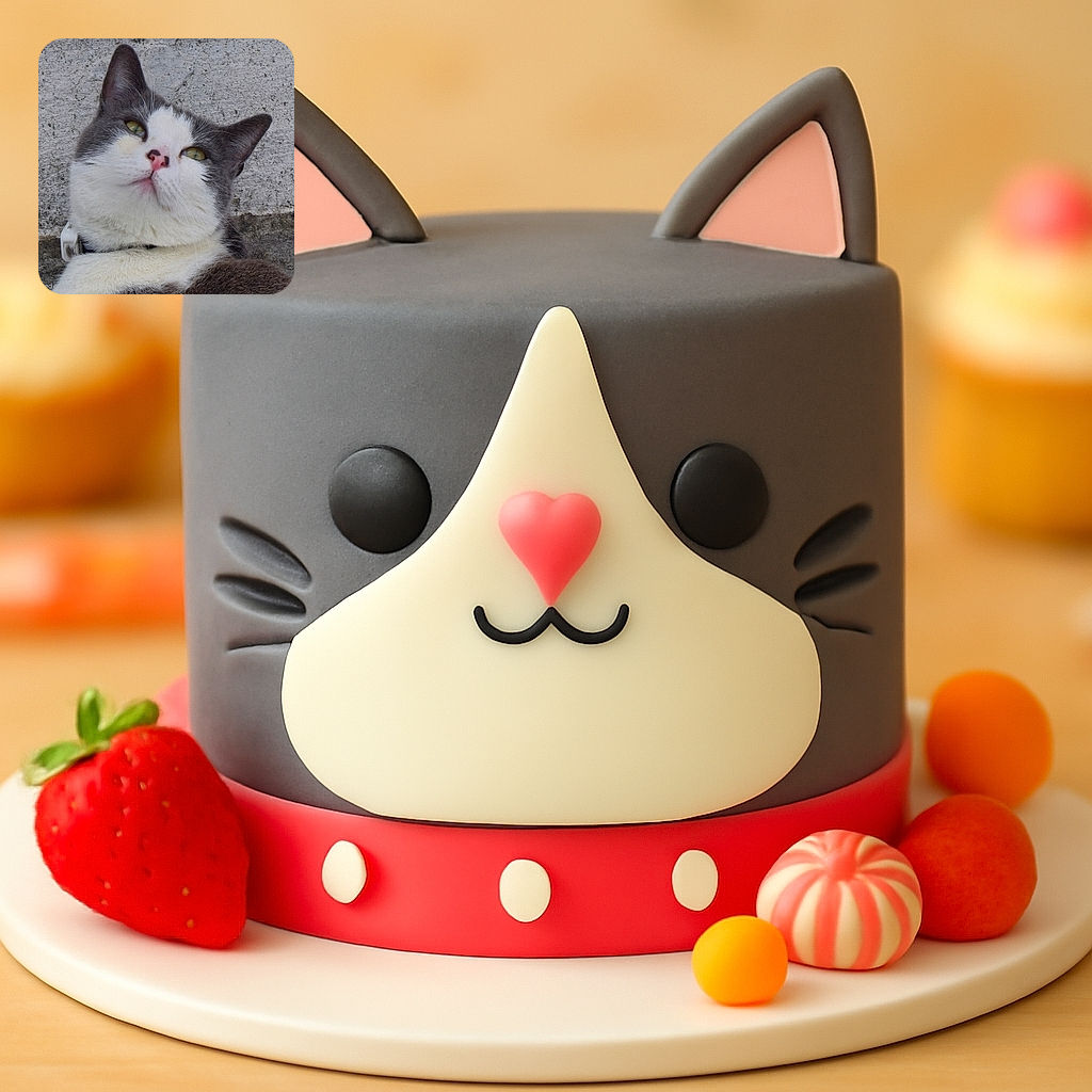 A close-up shot of a gray and white cat with captivating yellow-green eyes and a pink nose, reclining against a textured concrete wall, looking slightly upward with a relaxed and curious expression.