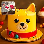 Two adorable dogs in matching red shirts lounge comfortably on a bed next to a tattooed man who is peacefully napping. The cozy scene is filled with warmth, soft bedding, and a playful tail wagging in excitement.