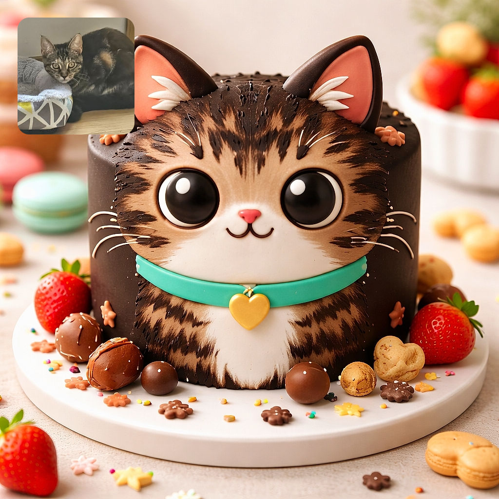 A curious tabby cat with striking eyes is peeking over the edge of a cozy pet bed, looking ready to pounce or maybe just demanding attention, all set against a simple indoor background.