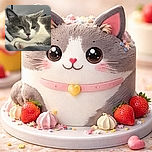 A contented gray-and-white cat basks in a sunbeam, paw tucked under chin and pink nose leading the 'do not disturb' vibe — looks like a tiny, judgmental royalty reclining on a plush blanket.